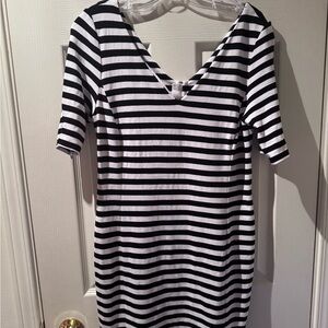 Banana Republic Monochrome Striped Top